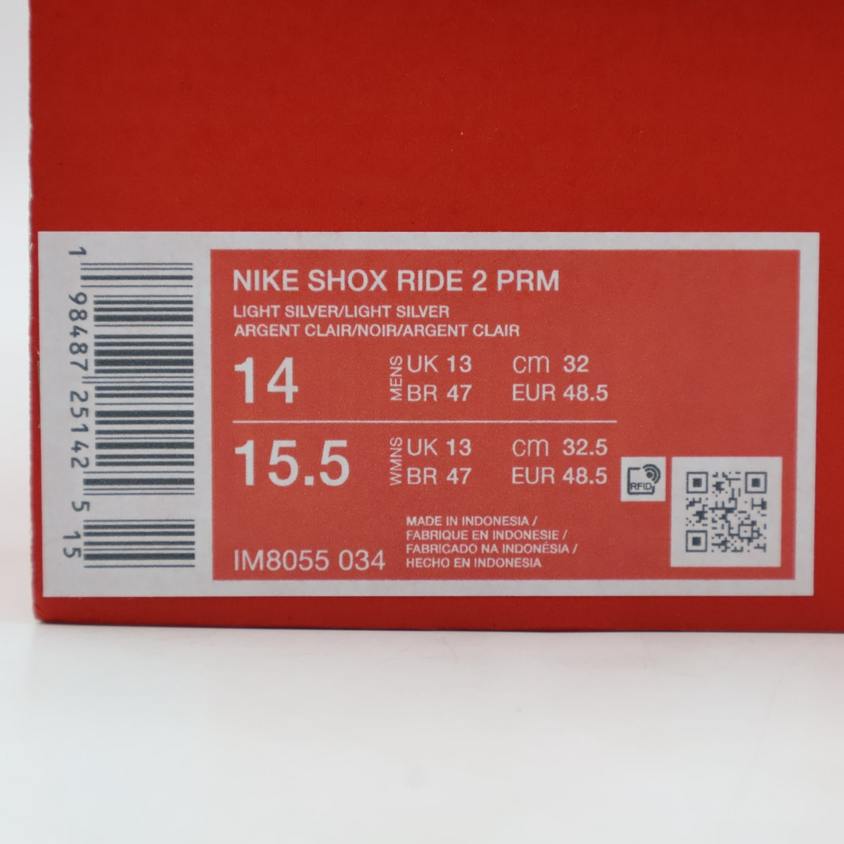 IM8055-034 Nike Shox Ride 2 Premium Denim Turquoise (Men's)