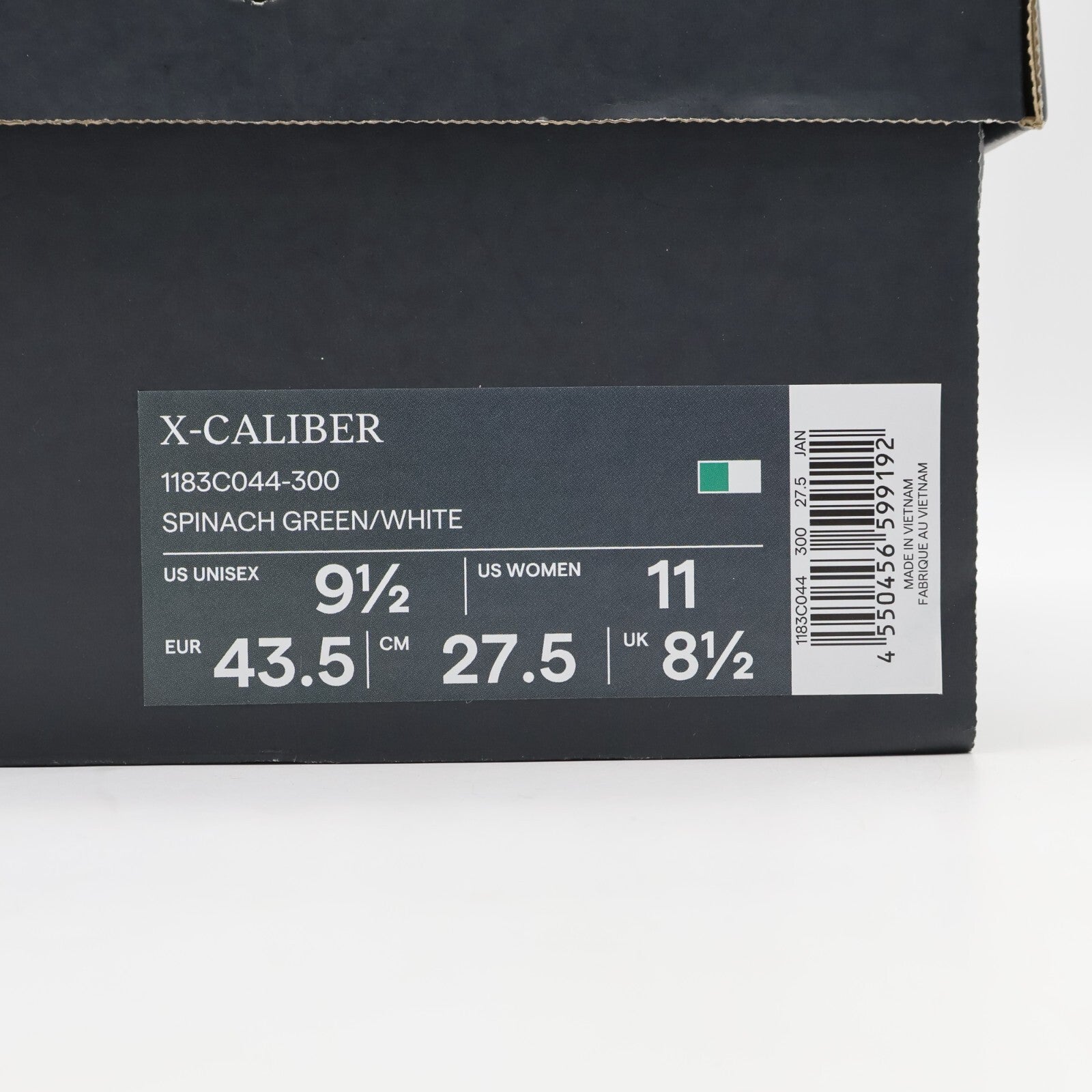 1183C044-300 Onitsuka Tiger X-Caliber Spinach Green White (Men's)