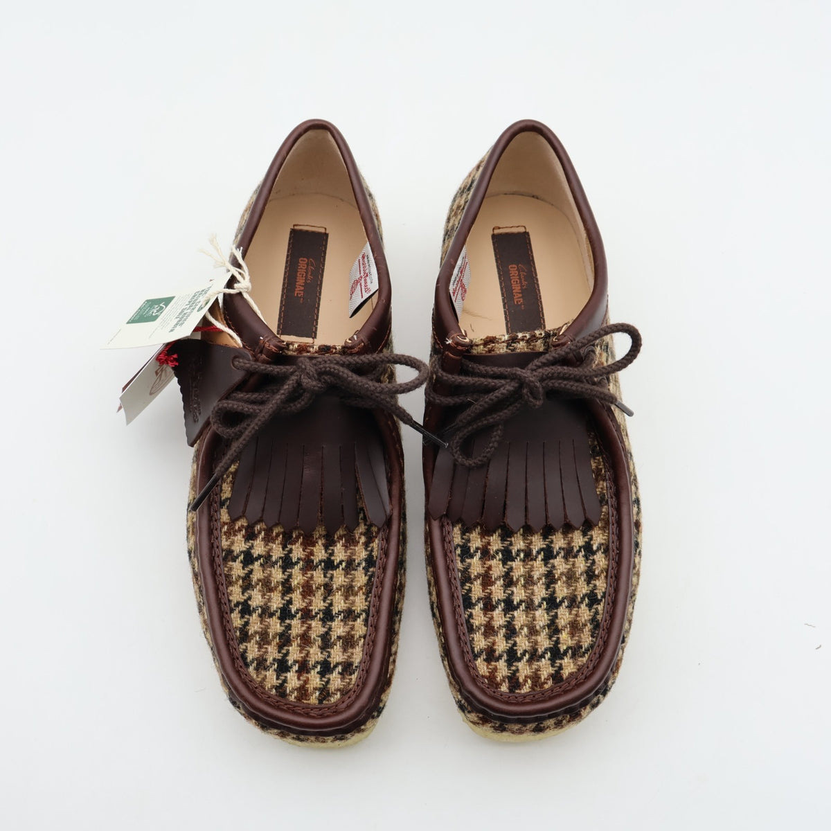 26182791 Harris Tweed Ã Clarks Wallabee Brown Tweed Combi ( Men's )