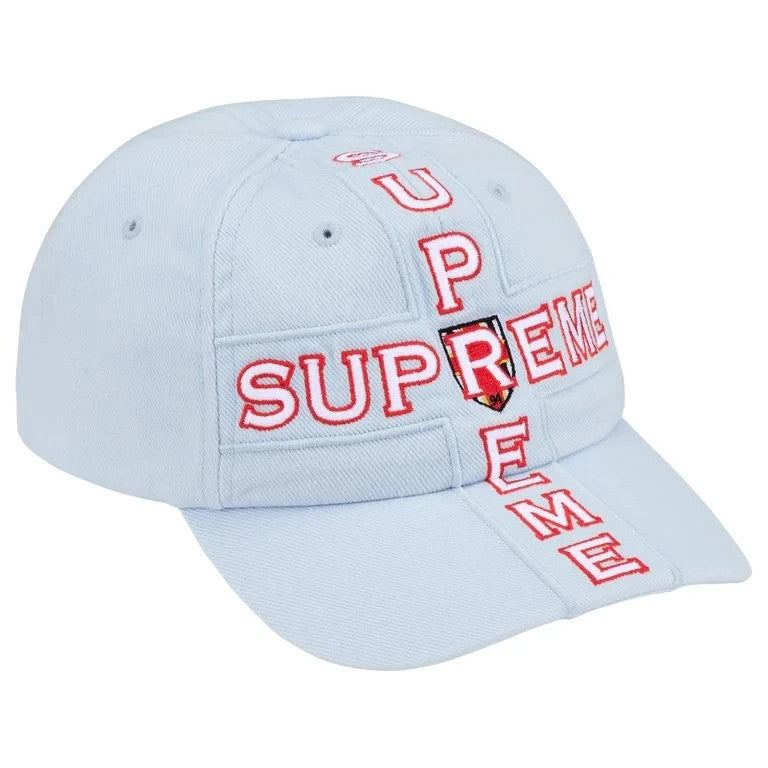 Supreme Cross 6-Panel Light Blue