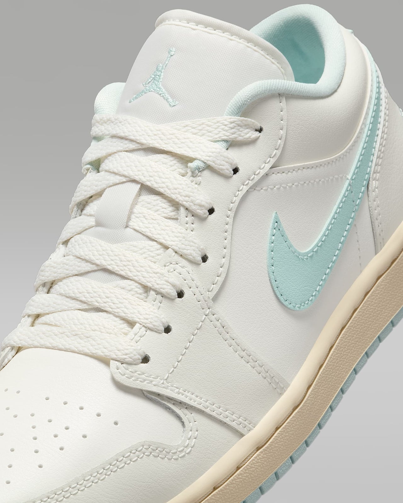 DC0774-134 Nike Air Jordan 1 Low Sail Igloo (Women's)