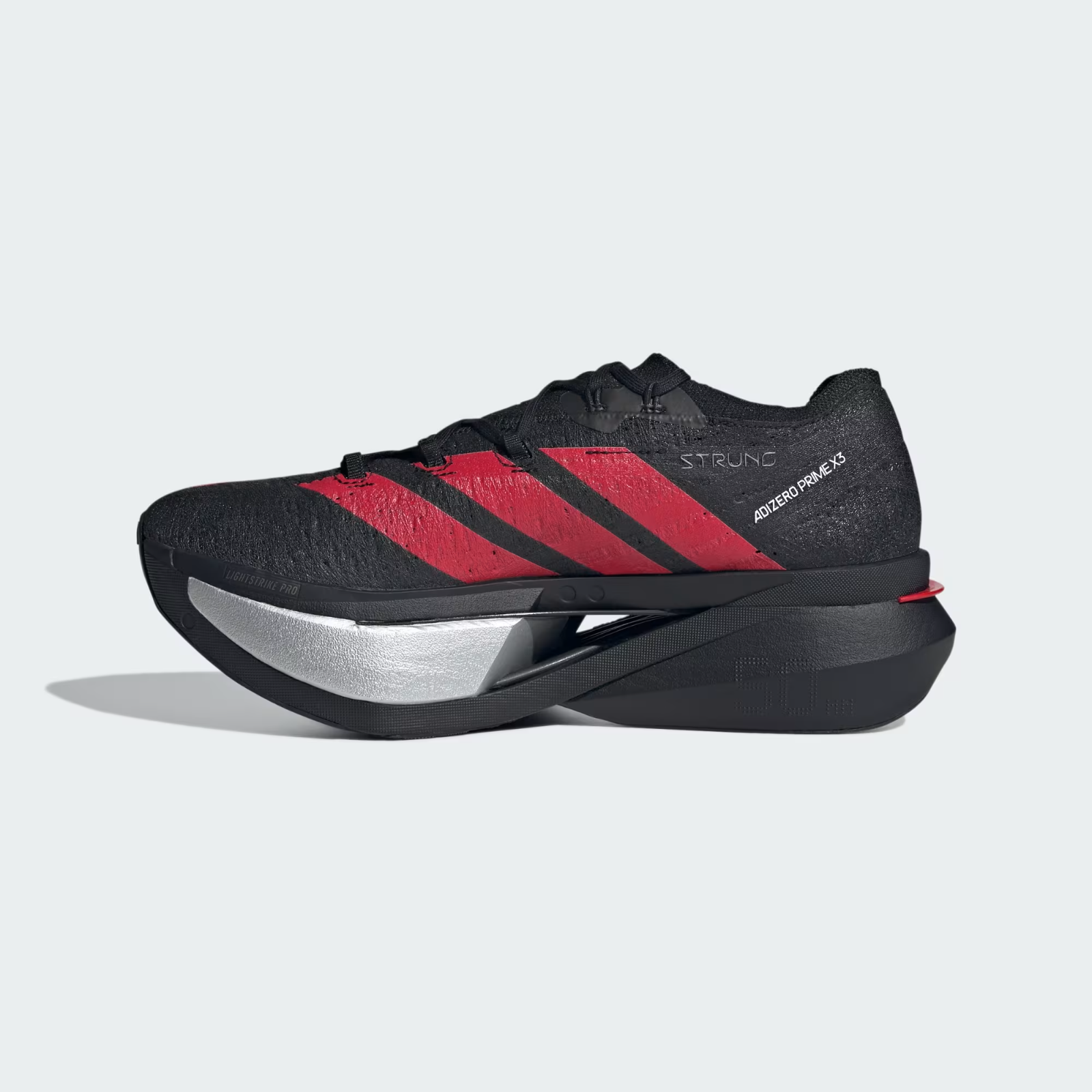 KJ6946 Mercedes AMG adidas Adizero Prime X3 Strung Core Black Lucid Red (Men's)