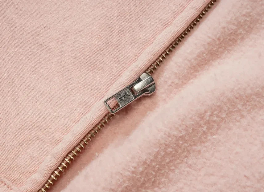 Supreme Small Box Zip Up Hooded Sweatshirt "Light Pink"
