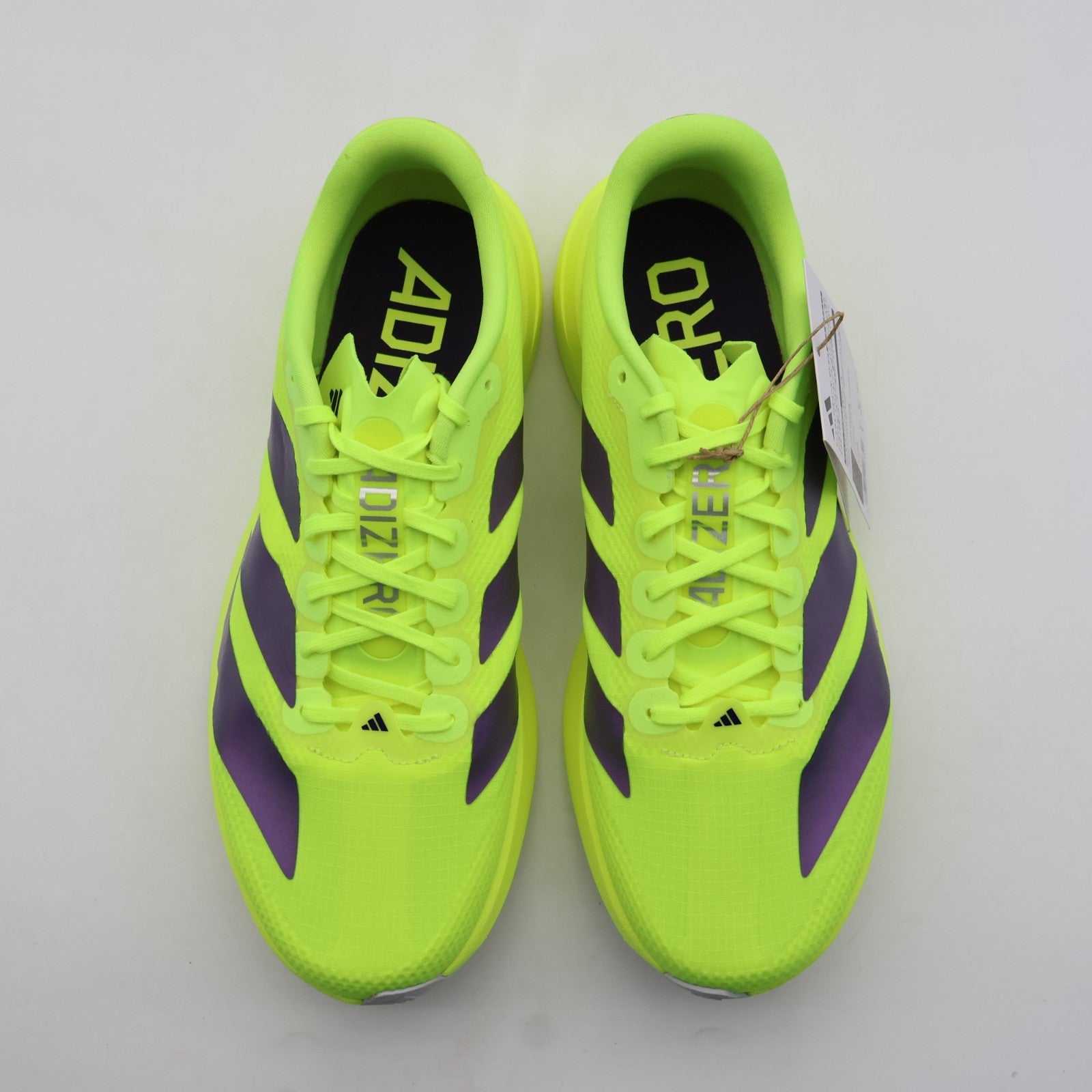 JR2024 adidas Adizero Evo SL Solar Yellow Aurora Plum Powder Plum (Men's)