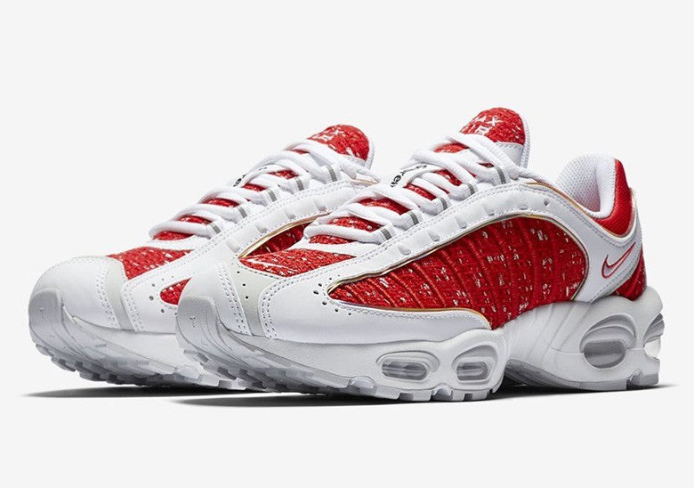 AT3854-100 Supreme Ã Nike Air Max Tailwind 4 "Red" (Men's)