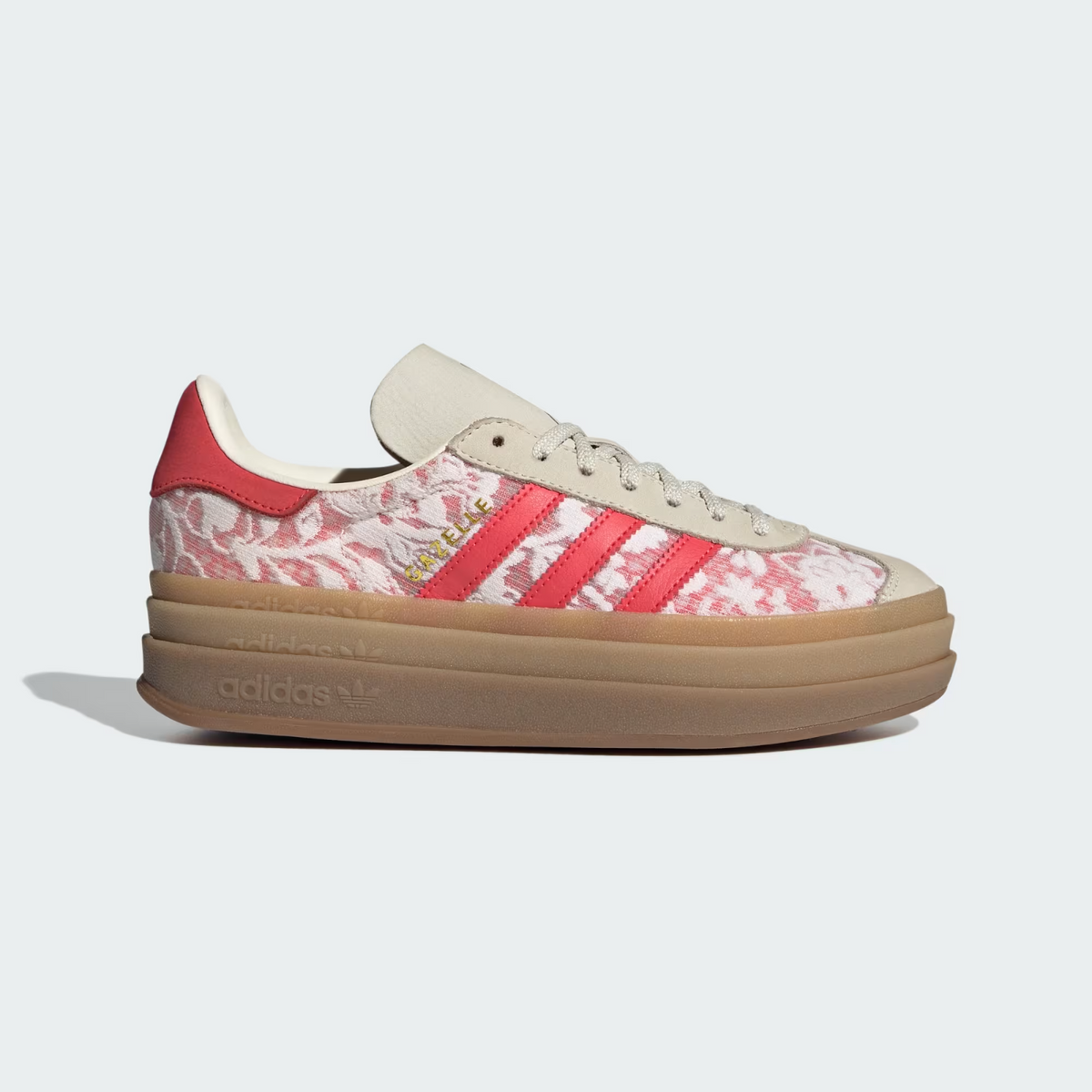 JR8885 Liberty London adidas Originals Gazelle Bold Better Scarlet (Women's)