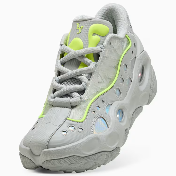 312271-01 LaMelo Ball Puma La France RNR Grey Neon (Men's)