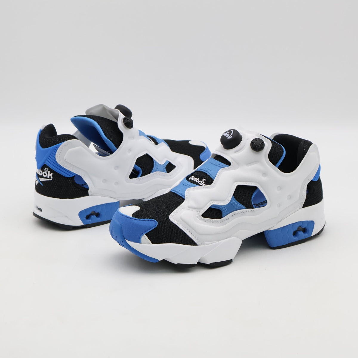100074689 Reebok Instapump Fury 94 Lost OG White Black Blue (Men's)