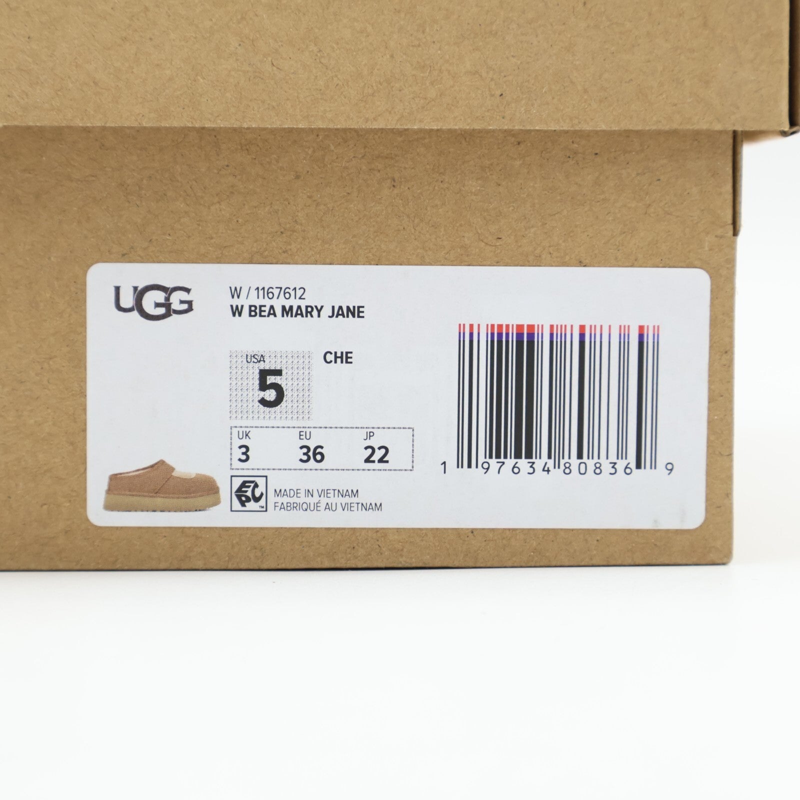 1167612-CHE UGG BEA MARY JANE CHESTNUT (Women's)
