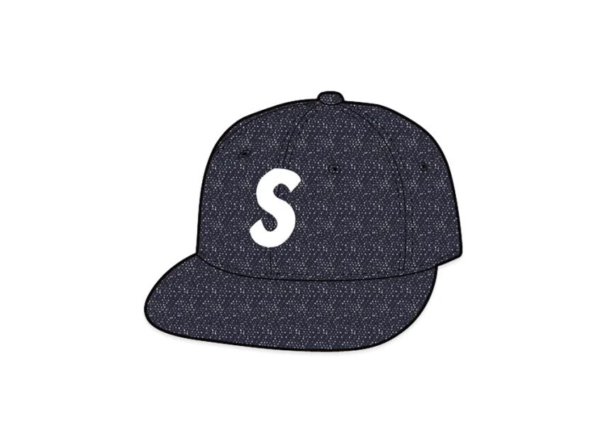 Supreme Pigment Coated S Logo 6-Panel "Navy"