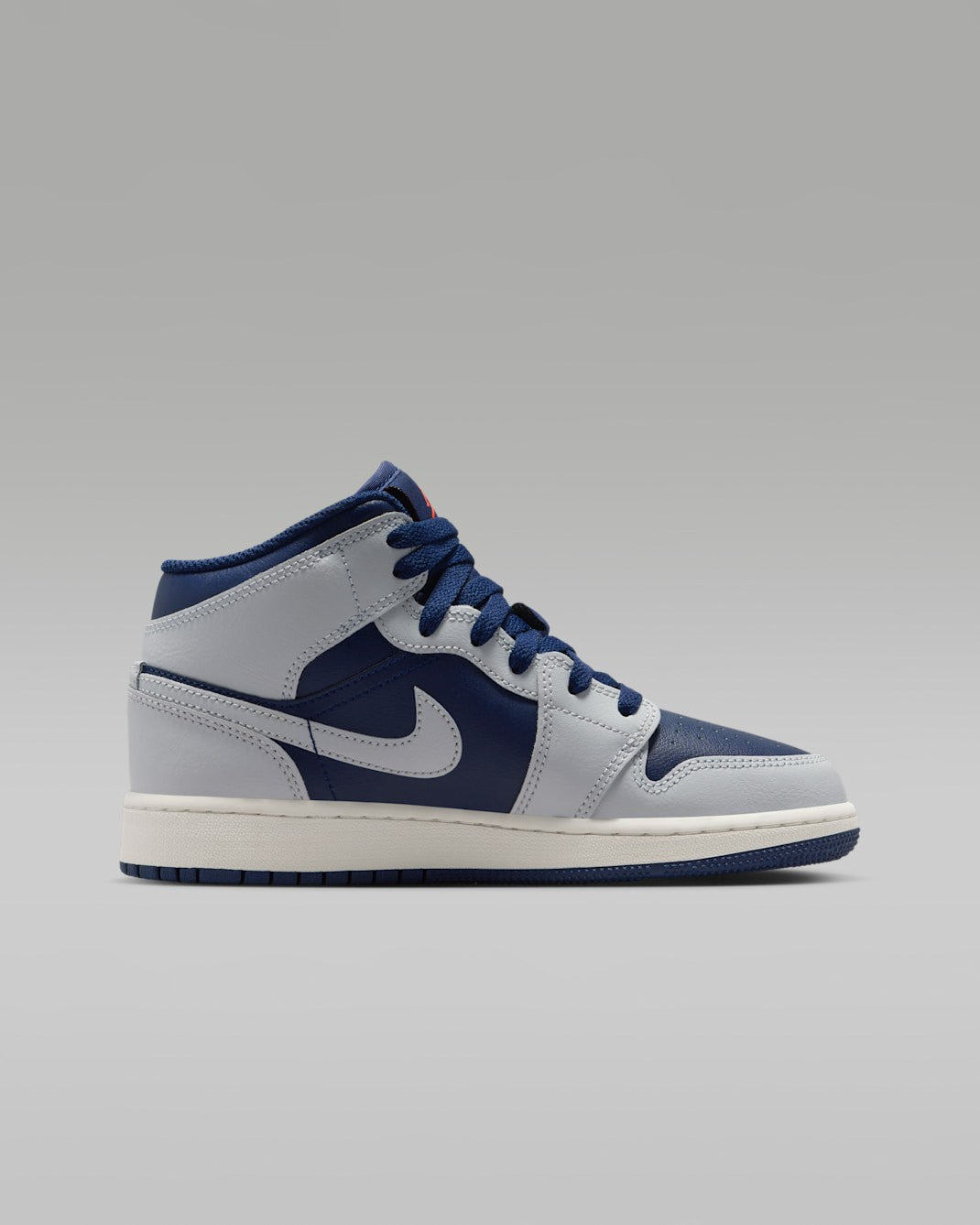 DQ8423-403 Nike GS Air Jordan 1 Mid Blue Void Summit White Hot Lava
