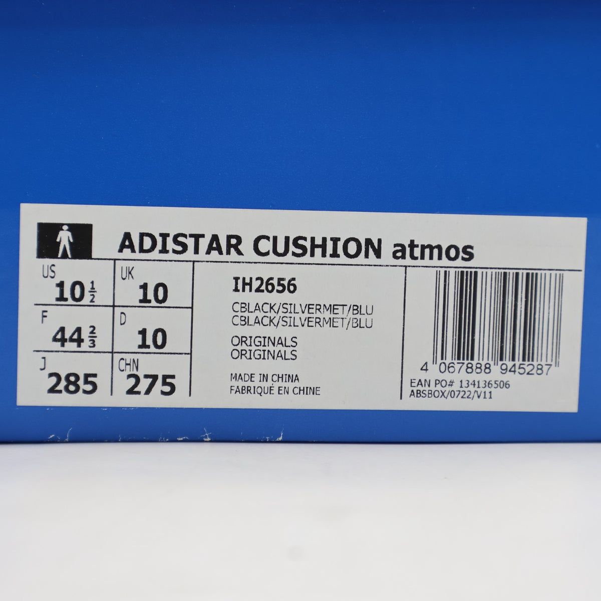 IH2656 atmos adidas Adistar Cushion Core Black Silver Metallic Blue (Men's)