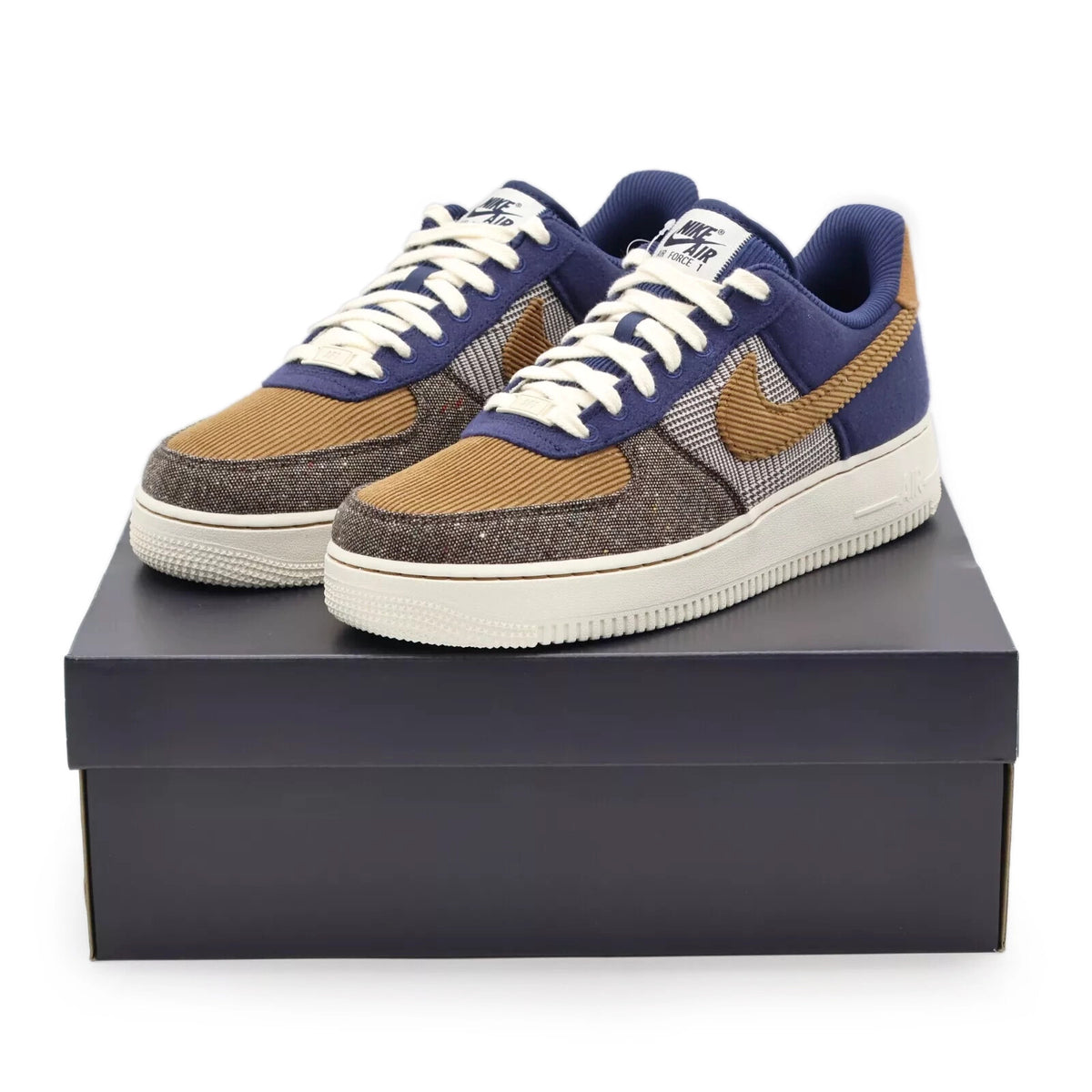 FQ8744-410 Nike Air Force 1 Low â07 PRM Winter Ale Brown and Midnight (Men's)