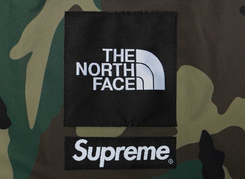 Supreme The North Face Split Taped Seam Shell Jacket Camo
