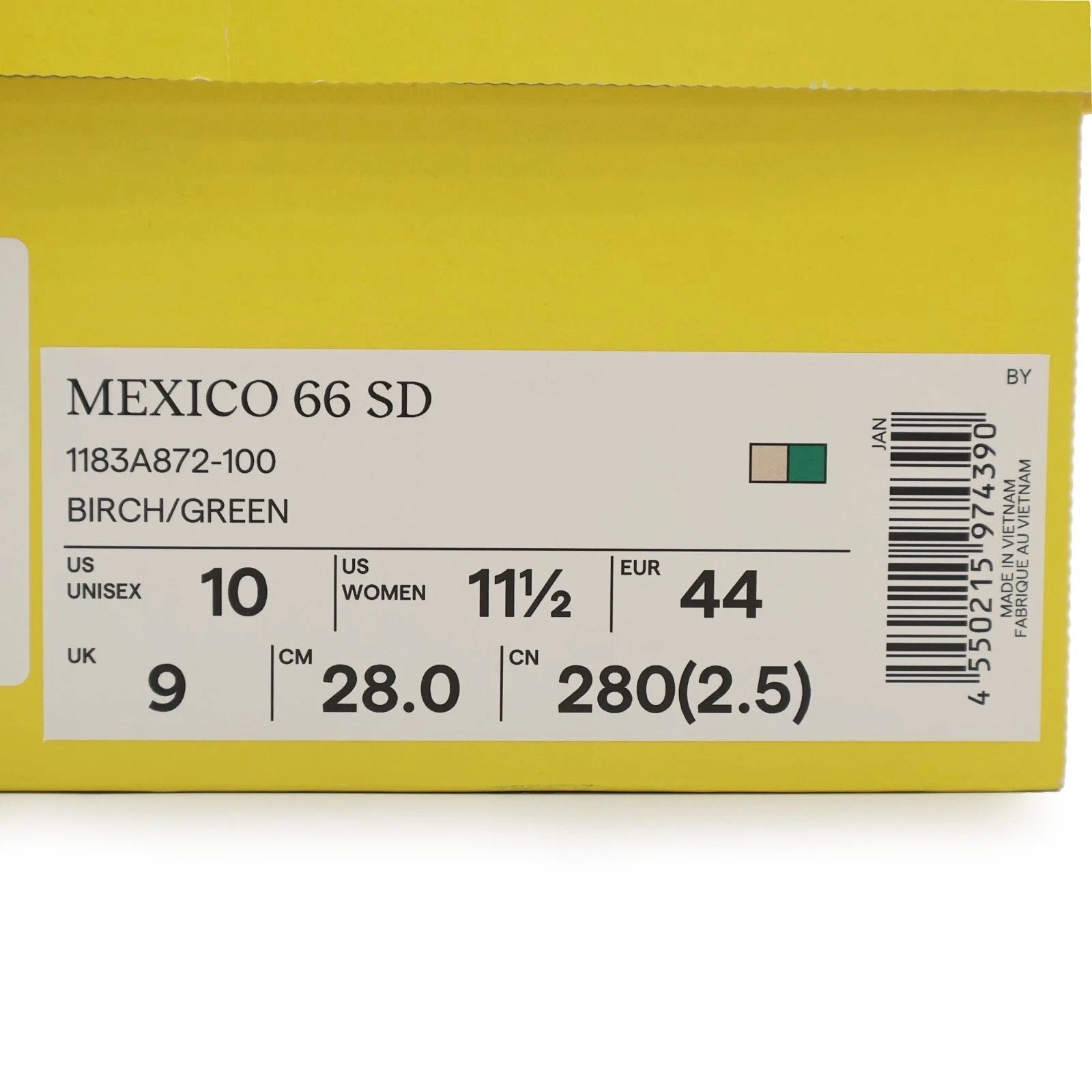 1183A872-100 Onitsuka Tiger Mexico 66 SD Birch Green (Men's)
