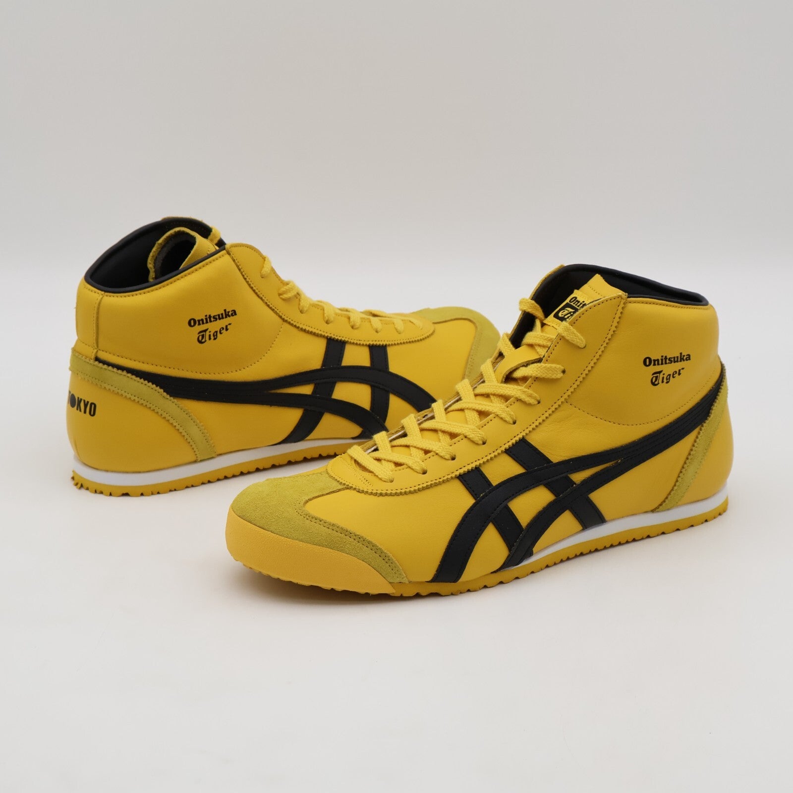 1183B577-751 Onitsuka Tiger Mexico Mid Runner Yellow Black (Men's)
