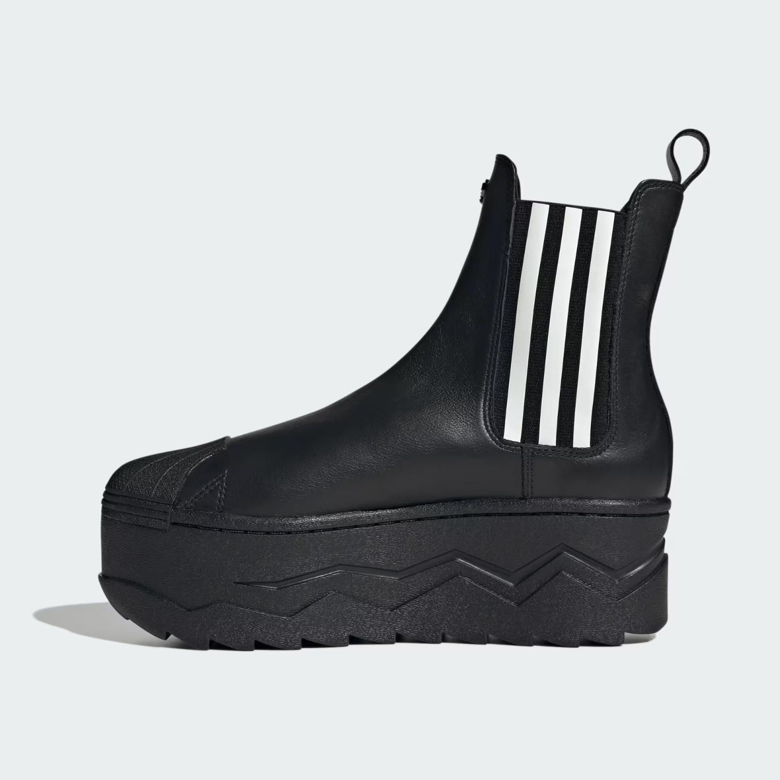 JQ6707 atmos pink adidas Originals Superstar PF Boots Black (Women's)