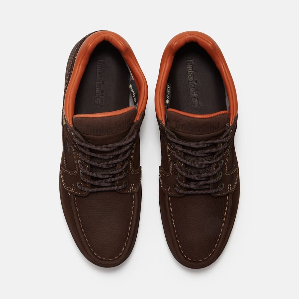 TB0A2JU5ANV Timberland Heritage GORE-TEX Moc Toe Mid "Dark Brown" (Men's)