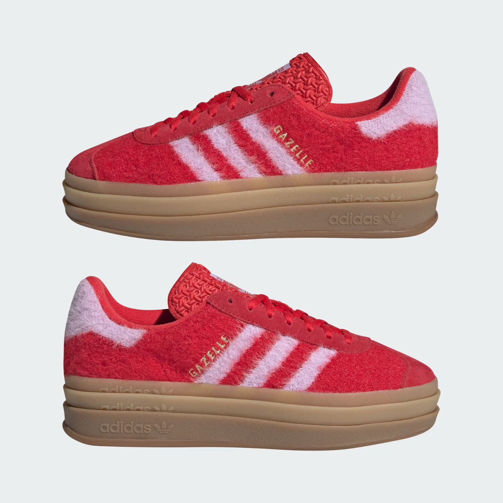 JS3905 adidas Originals Gazelle Bold Better Scarlet Bliss Lilac Gold (Women's)