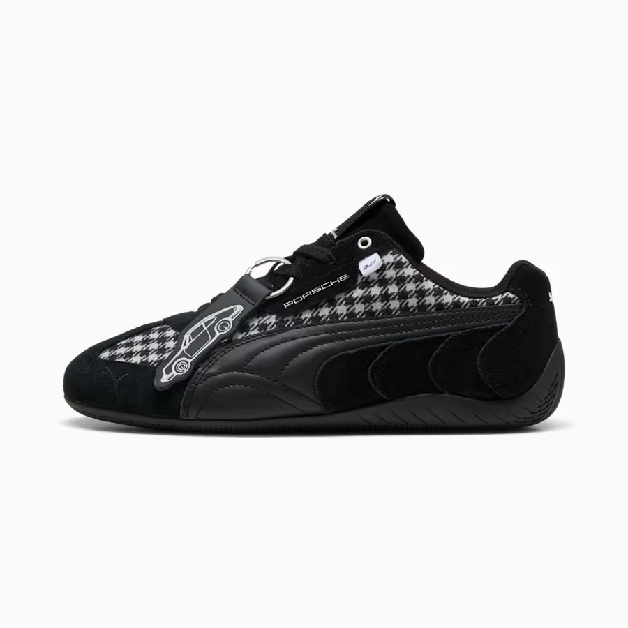 309389-01 Porsche Legacy Ã Puma Speedcat Pepita "PUMA Black/PUMA White" (Men's)