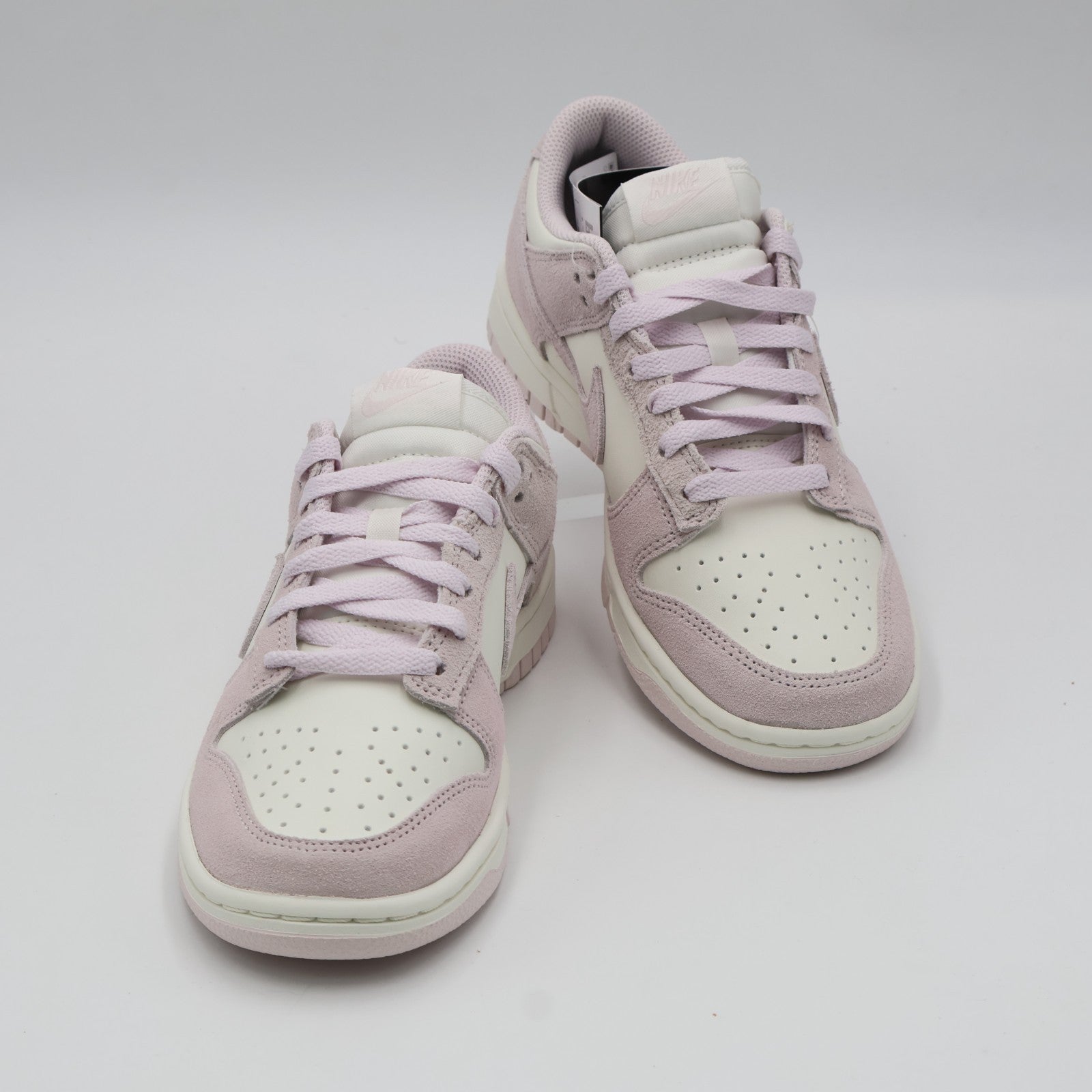 IO4244-100 Nike Dunk Low Sail White Metallic Gold Pearl Pink (Women's)
