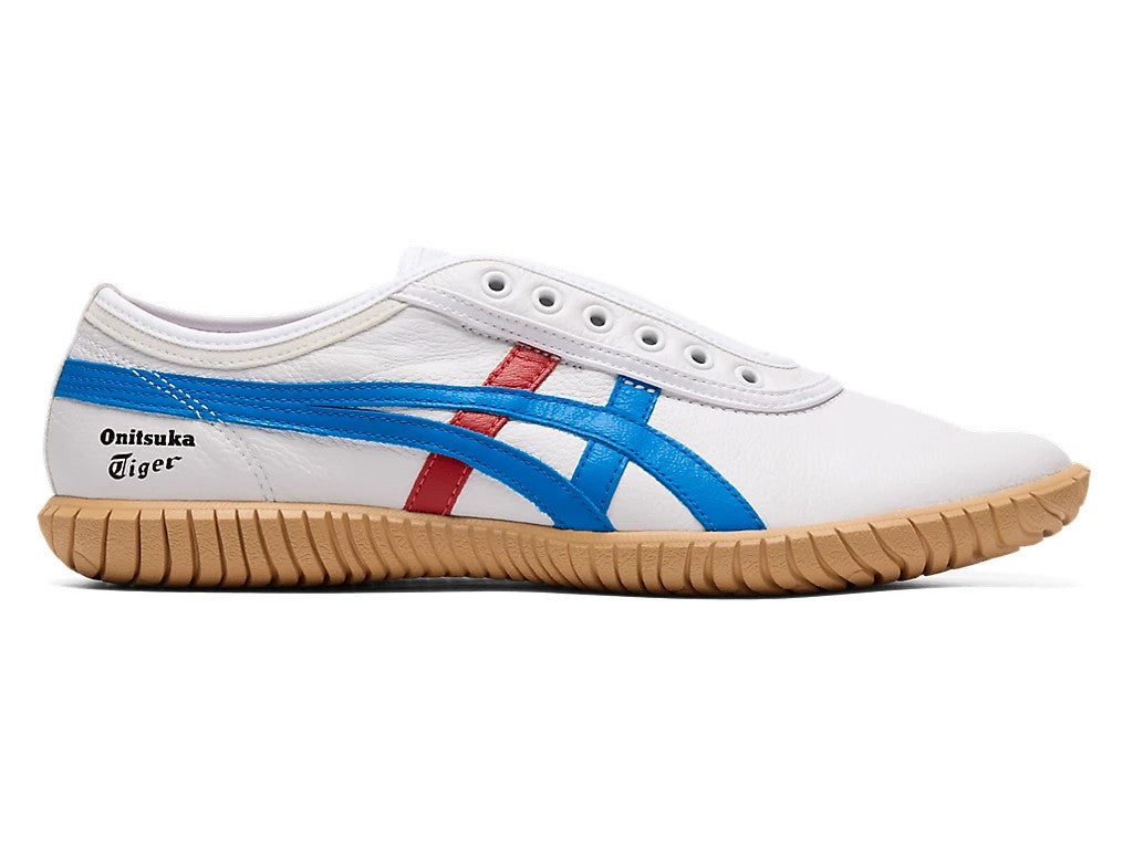 1183C529-100 Onitsuka Tiger Tsunahiki Slip On White Directoire Blue (Men's)