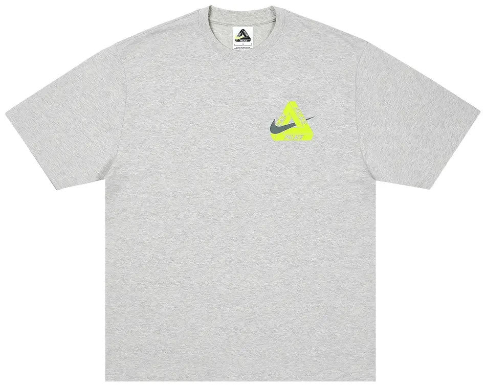 PALACE Nike Tri Swoosh T-Shirt Grey Marl