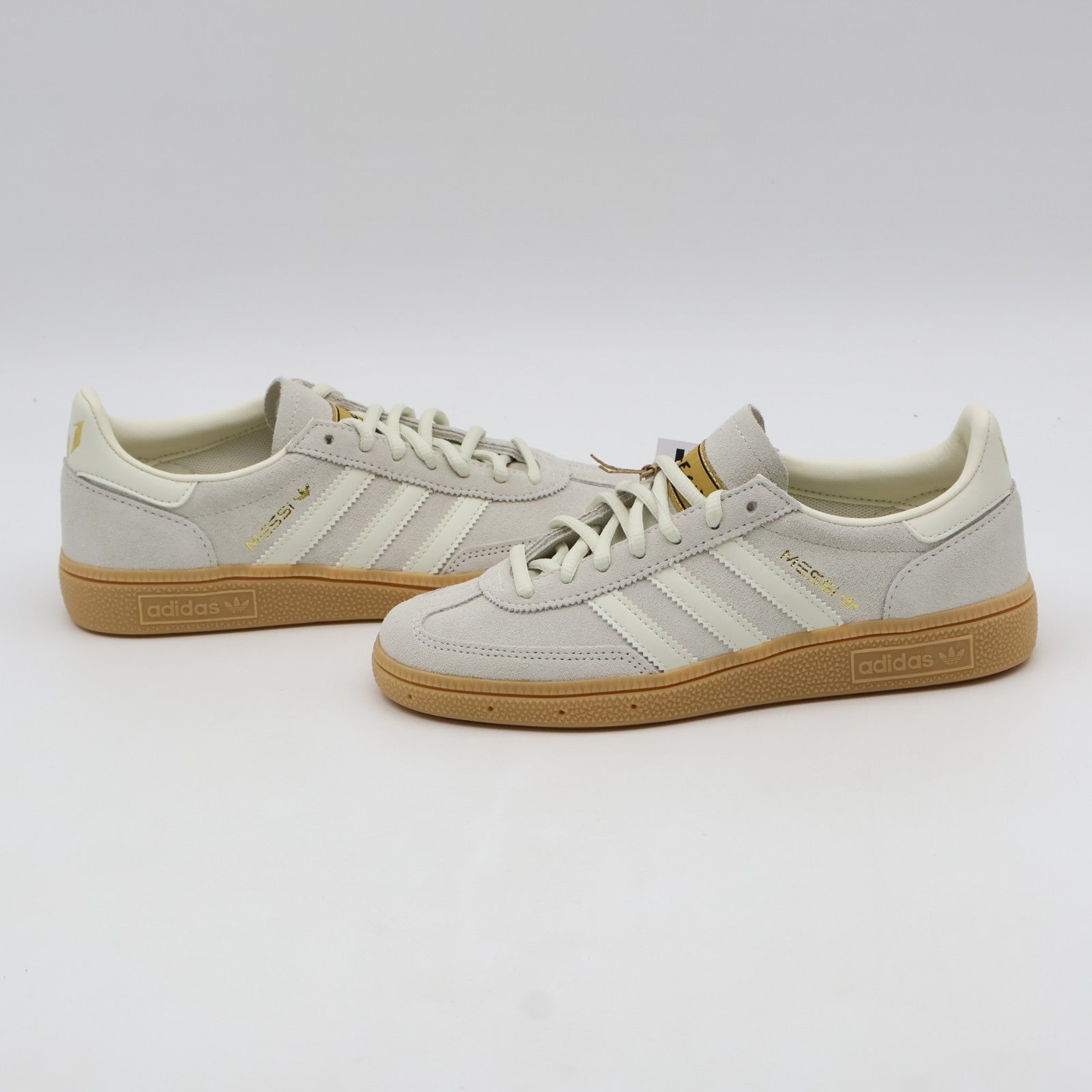 KI4549 Lionel Messi Ã adidas Handball Spezial "Ivory/Gold Metallic" (Men's)