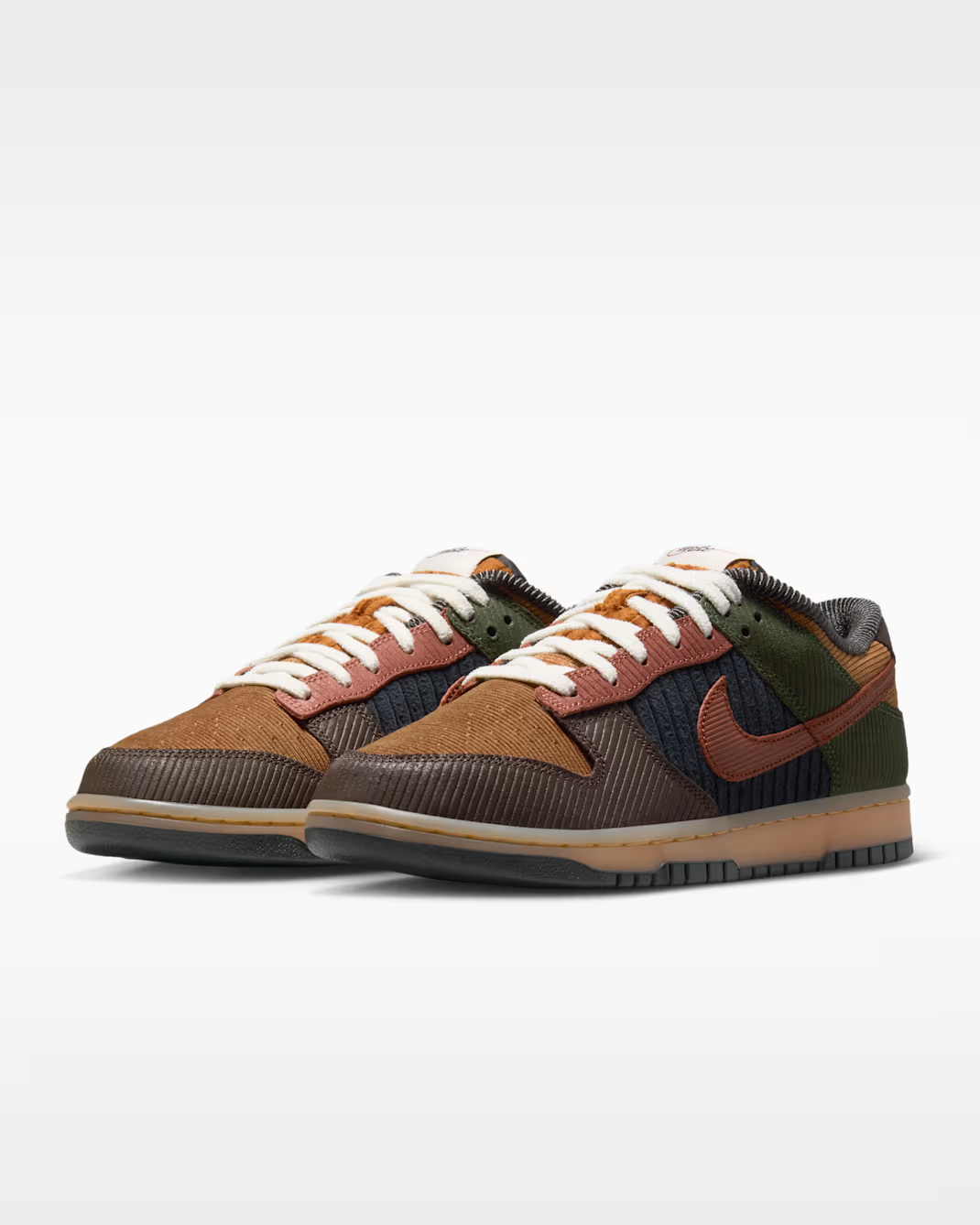 IB7746-201 Nike Dunk Low Retro PRM "Light British Tan/Corduroy" (Men's)