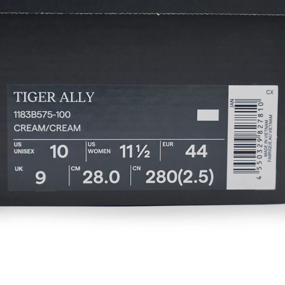 1183B575-100 Onitsuka Tiger Tiger Ally Cream (Men's)