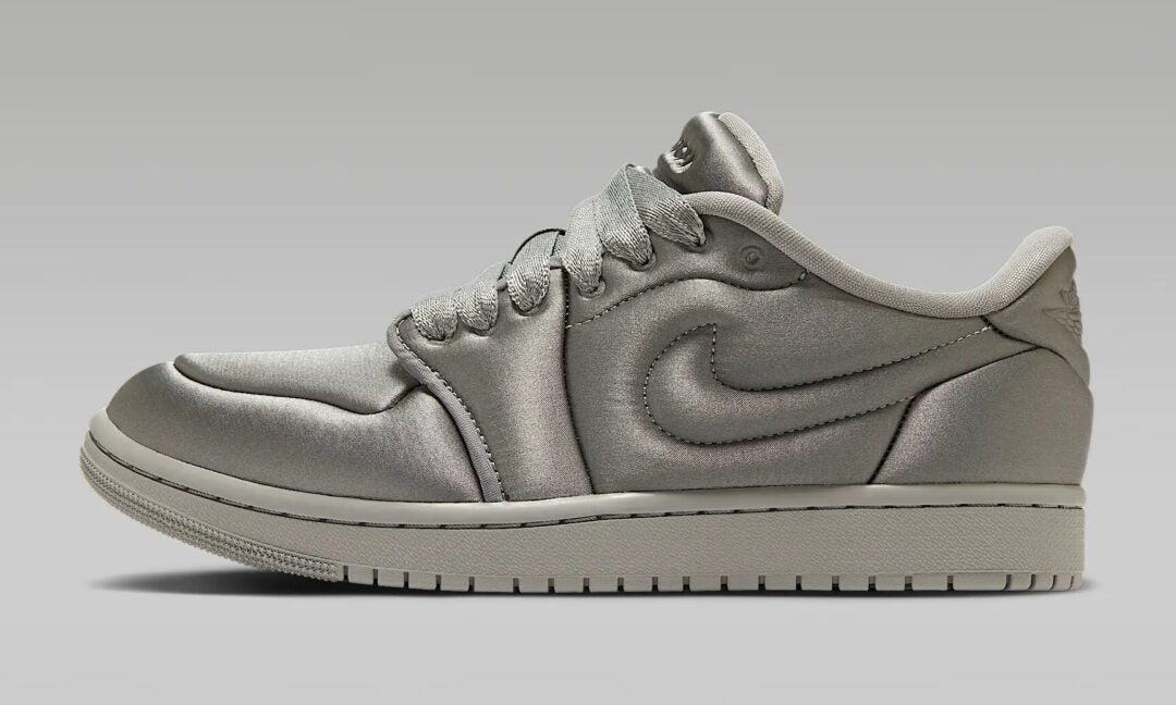 HF3969-002 Nike Air Jordan 1 Low Method of Make Satin Grey (Women's)
