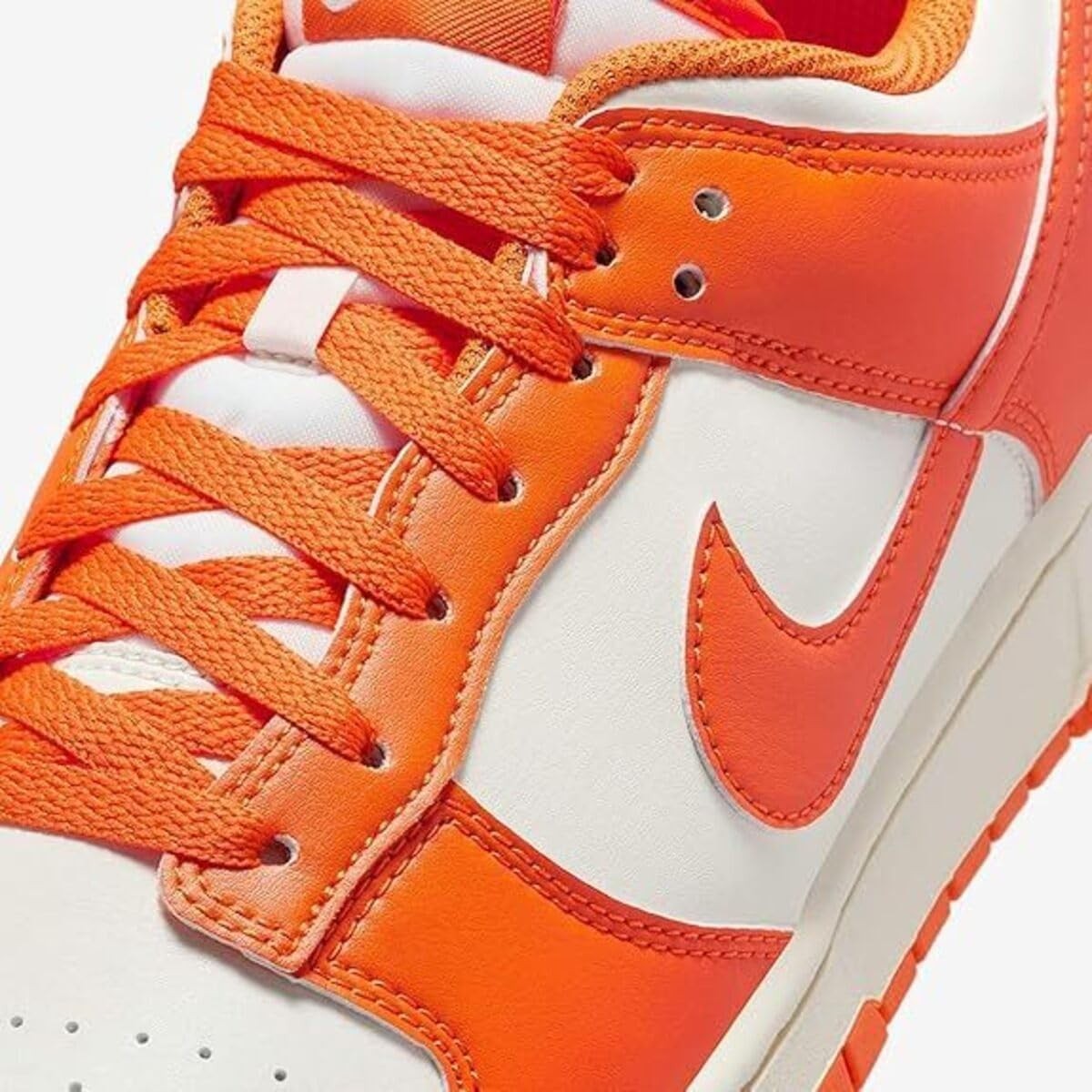 HF5441-106 Nike Dunk Low Retro Syracuse/Pale Ivory/Safety Orange (Men's)