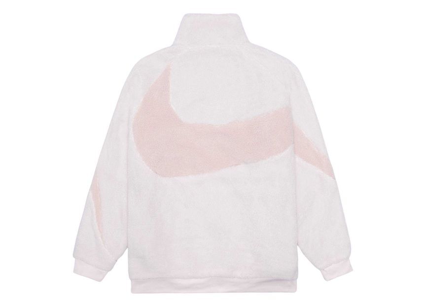Nike Big Swoosh Reversible Boa Jacket Light Soft Pink