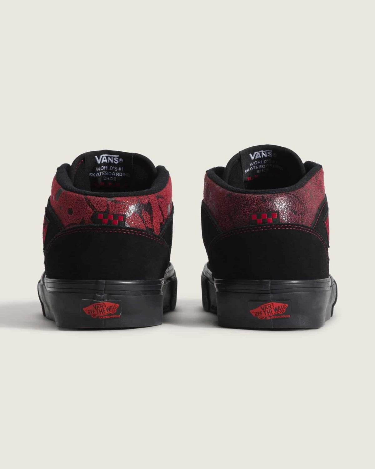 VN0A5FCDY25 Vans Skate Half Cab "Red/Black" (Men's)