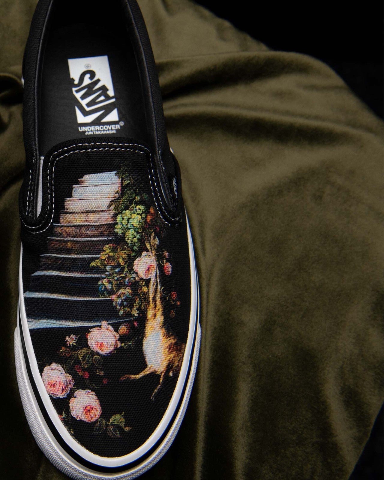 VN000Z0ZBLK UNDERCOVER Ã OTW by Vans Classic Slip-On "Black/White" (Men's)