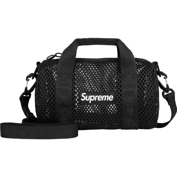 Supreme Mesh Mini Duffle Bag Black (25SS)