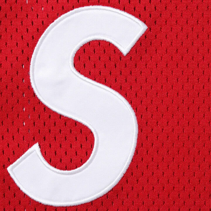 Supreme S Logo Baseball Henley Red
