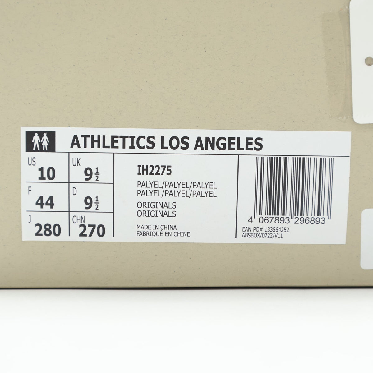 IH2275 FEAR OF GOD ATHLETICS adidas Los Angeles Runner Pale Yellow (Men's)