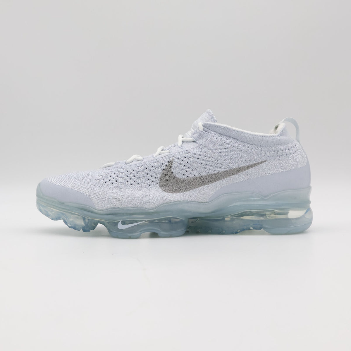 DV1678-002 Nike Air VaporMax 2023 Flyknit Pure Platinum White Silver Grey Men's)