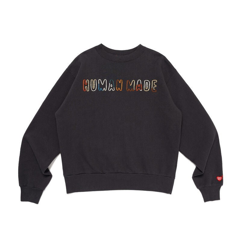 UMAN MADE Embroidered Sweatshirt Black