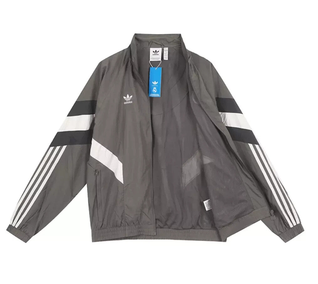 adidas Real Madrid Lifestyle OG Track Top Charcoal Dark Gray