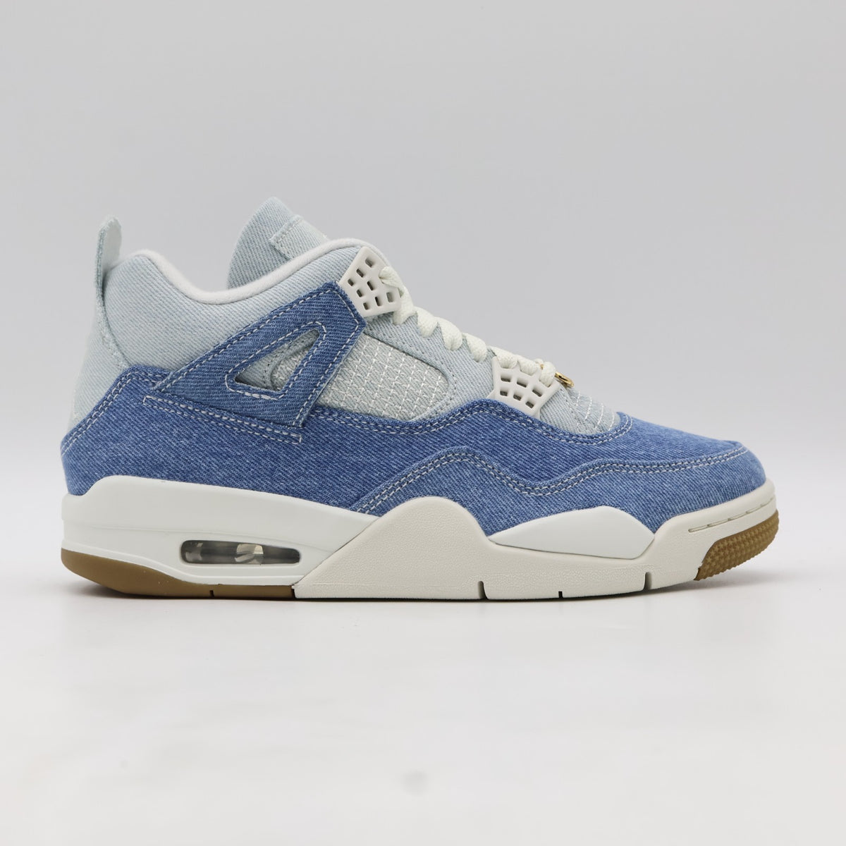 IB6716-100 Nike Women's Air Jordan 4 Denim Worn Blue (Women's)