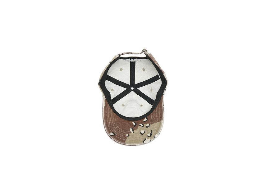 Supreme Pigment S Logo 6-Panel Chocolate Chip Camo