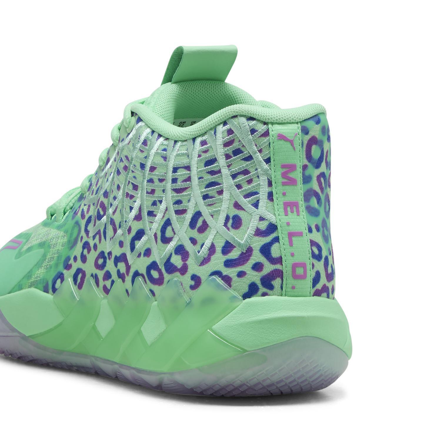 311401-01 Lamelo Ball Ã Puma MB 01 Alien Safari Green Glimmer (Men's)