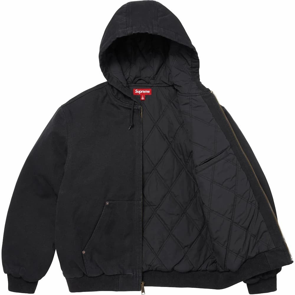 Supreme The Misfits Hooded Work Jacket Black
