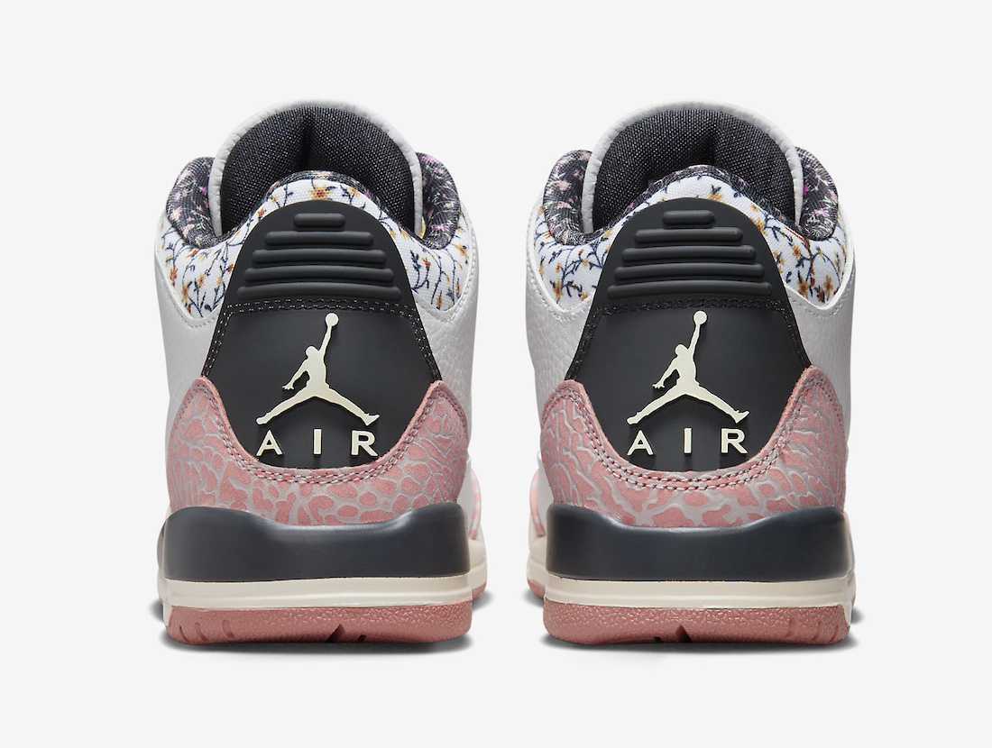 441140-100 Nike GS Air Jordan 3 Retro White Pink Black