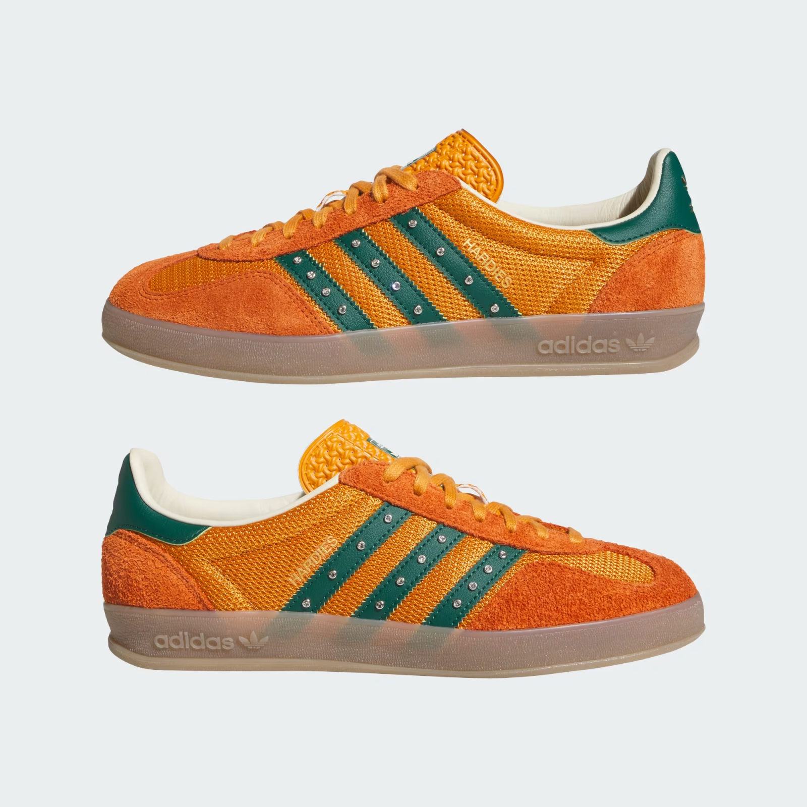 KI7011 Hardies adidas Gazelle Rust Orange Green (Men's)