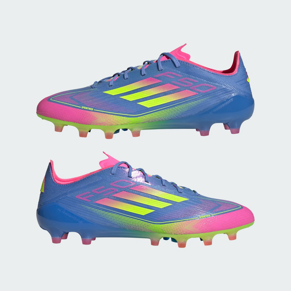 IE1264 adidas F50 Elite AG Blue Fusion Lucid Lemon Lucid Pink (Men's)