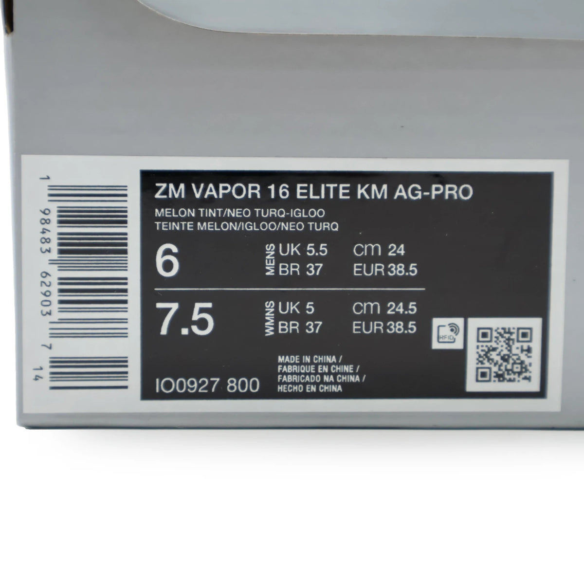 IO0927-800 Nike Mercurial Vapor 16 Elite Kylian Mbappe (Men's)