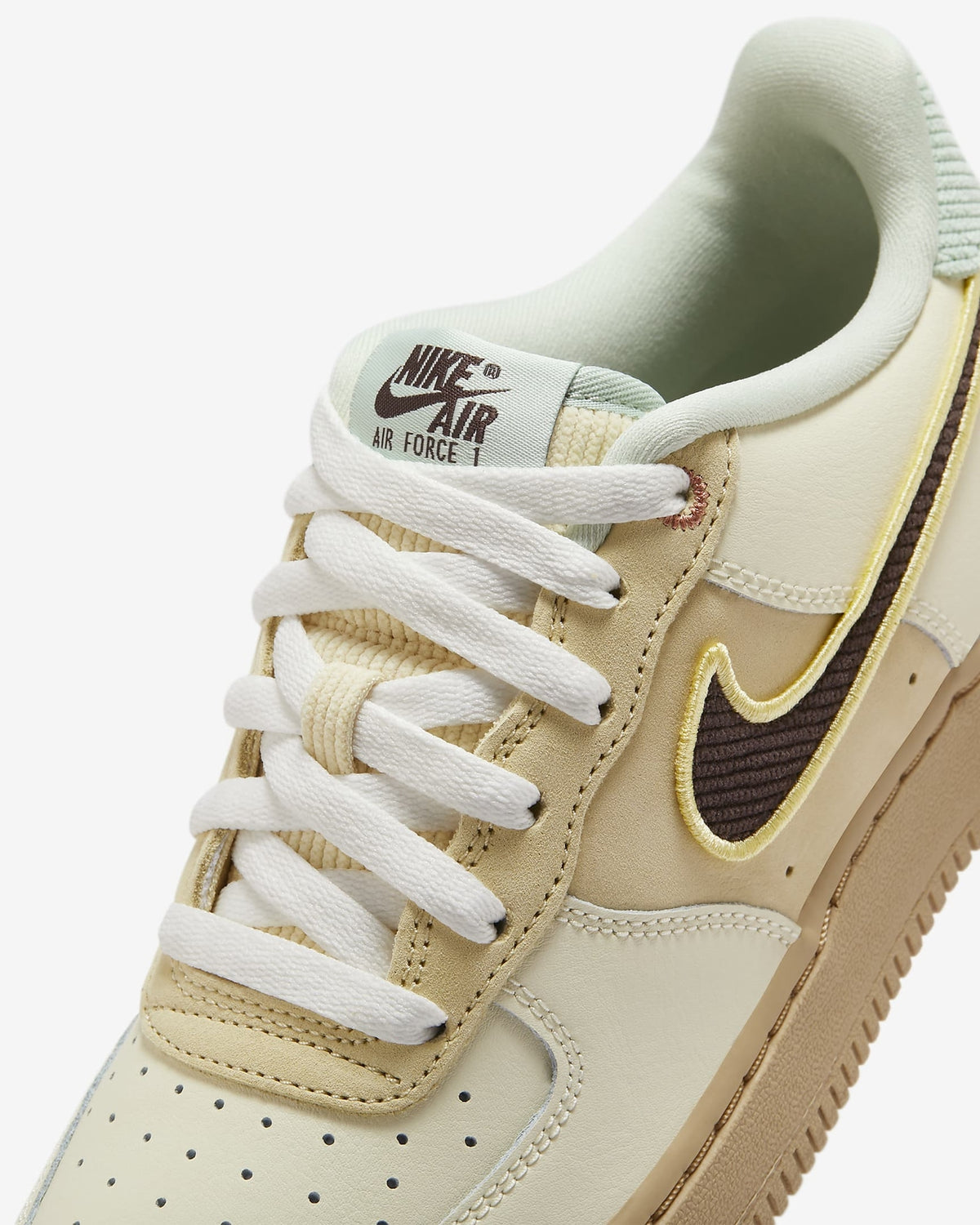 HQ3473-122 Nike GS Air Force 1 Low Coconut Milk Seafoam